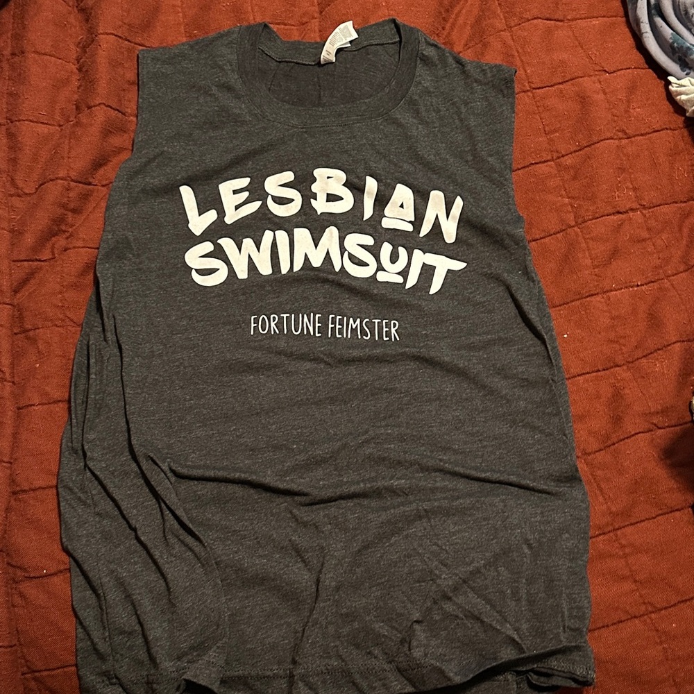 Like New Lesbian Swimsuit Sleeveless Tee Fortune Feimster